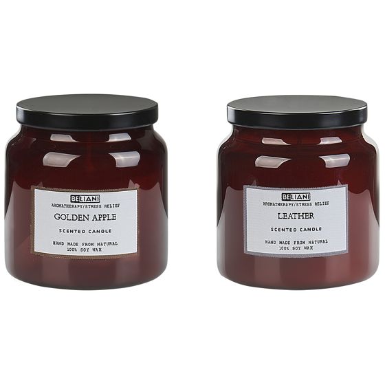 Doftljus 2-pack ABSOLUTE ALCHEMY Sojavax Fruktiga doftnoter Friska doftnoter