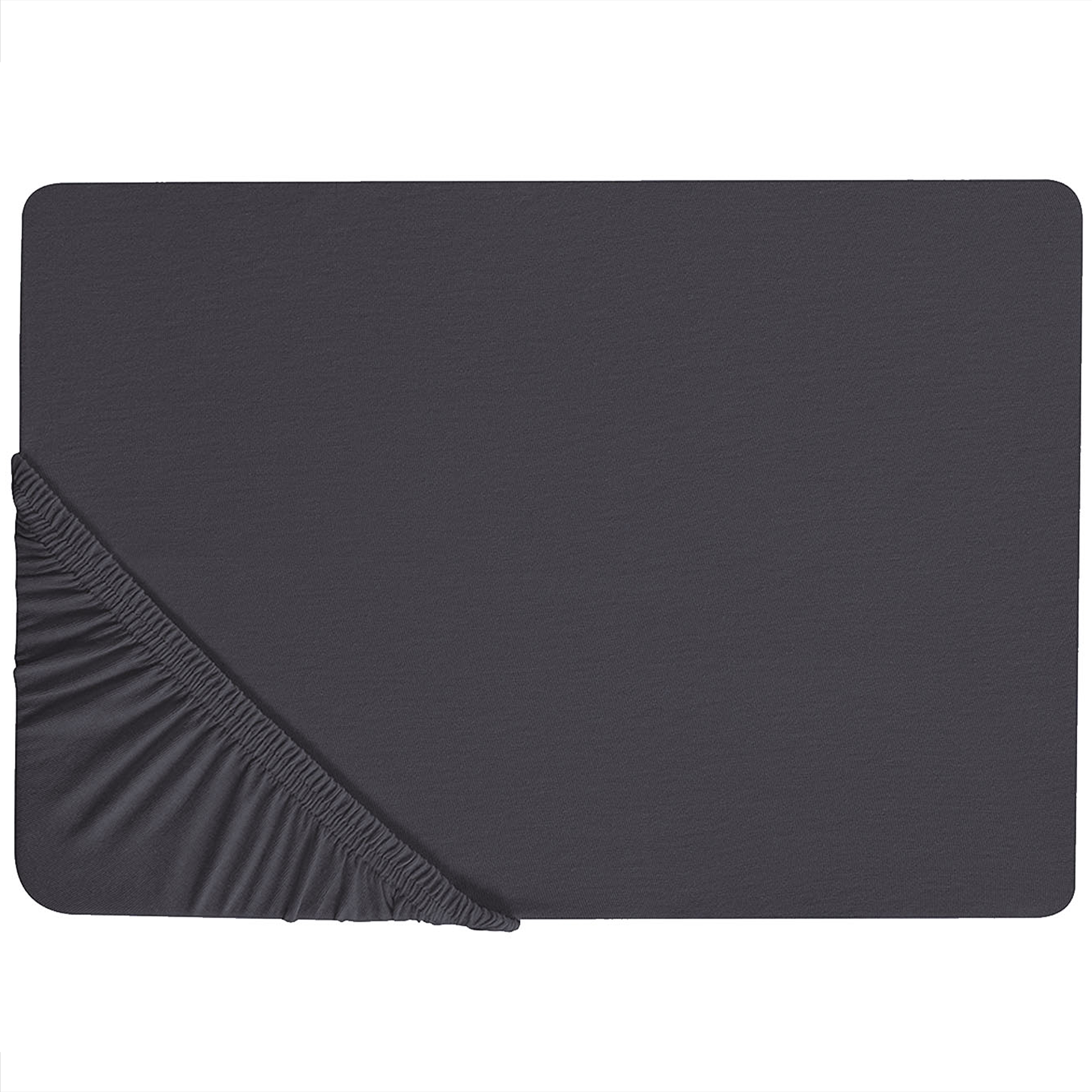 Dra-på-lakan HOFUF 180 x 200 cm Bomull Svart