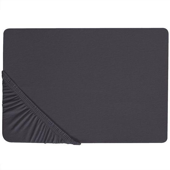Dra-på-lakan HOFUF 180 x 200 cm Bomull Svart