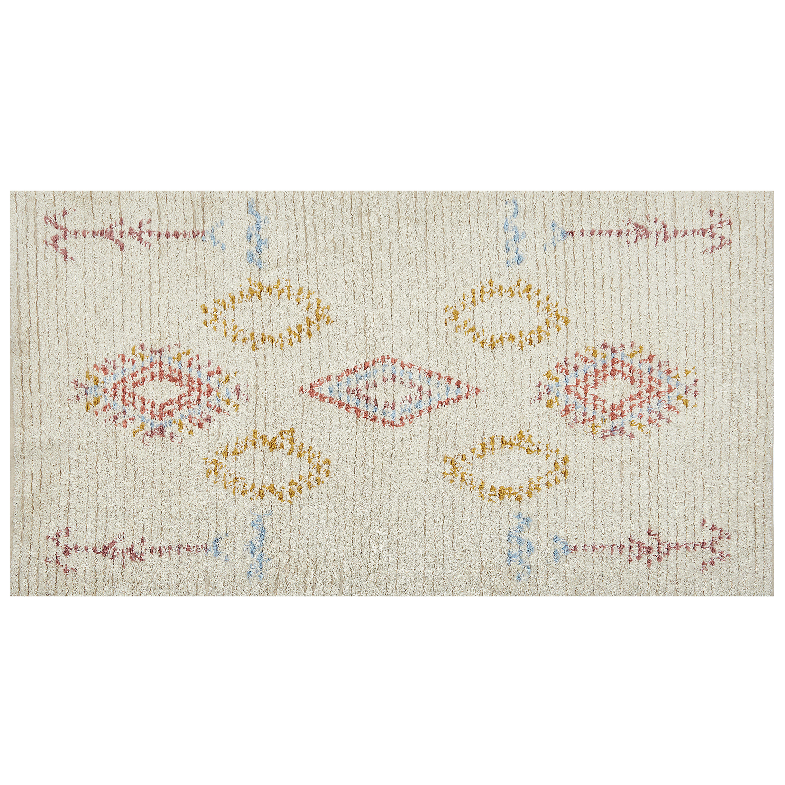 Matta BETTIAH Beige 80 x 150 cm Bomull