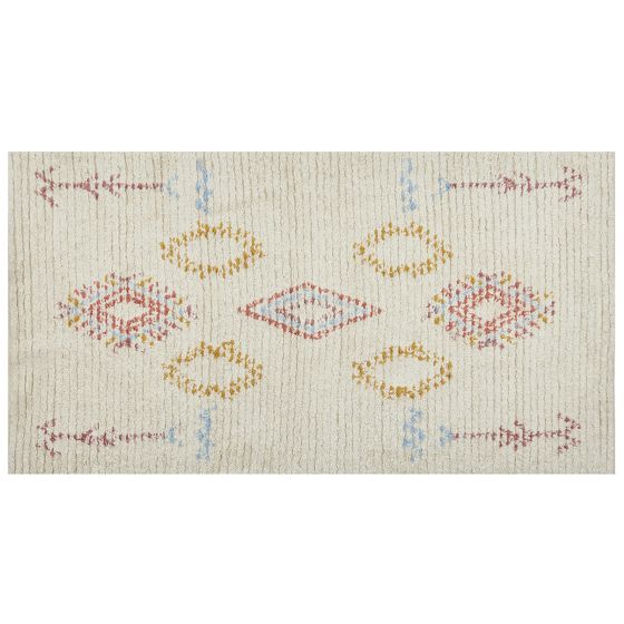 Matta BETTIAH Beige 80 x 150 cm Bomull