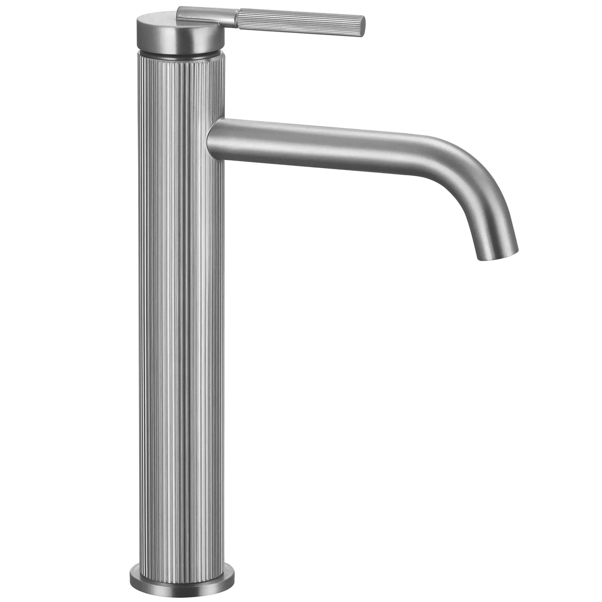 REA Tvättställsblandare Argon Hög Borstad Nickel, 14,5x5x29,5cm