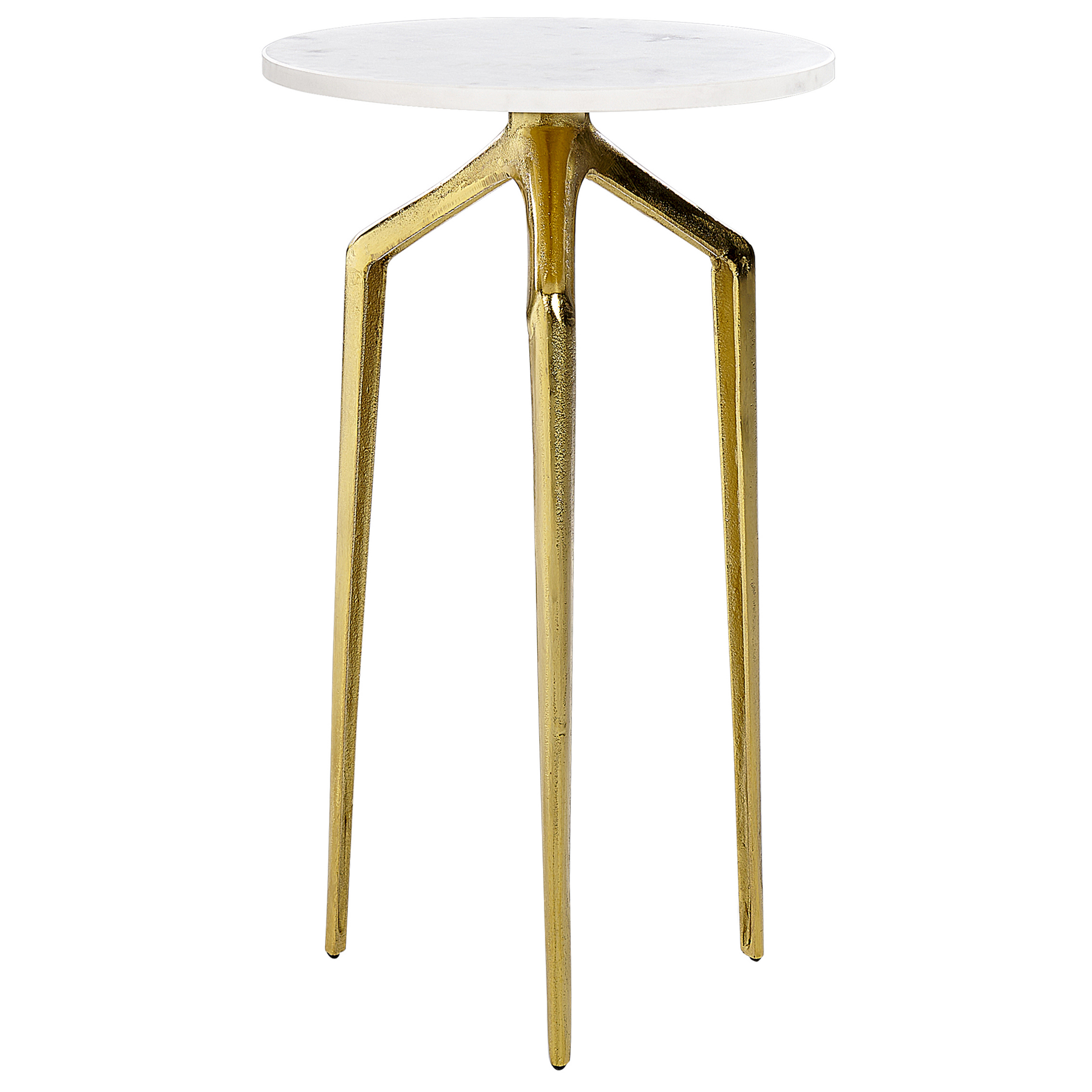 Sidobord TILPA Marmor Vit