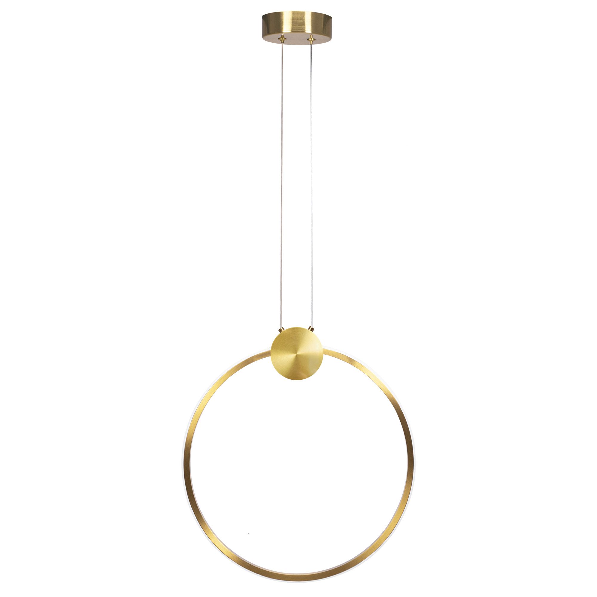 TOOLIGHT hängande taklampa LED APP1397-CP 40CM Borstat guld 40x2,7x43cm