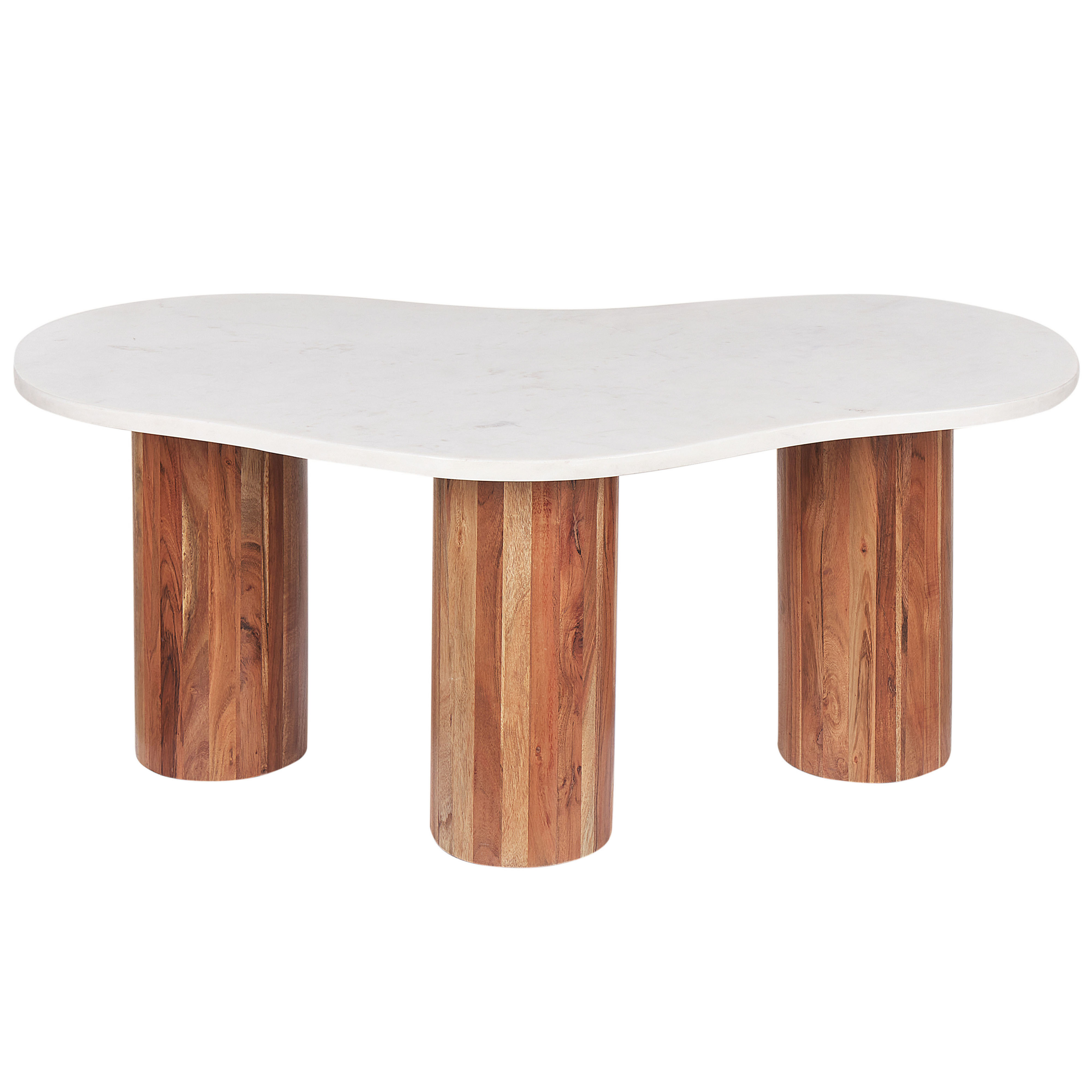 Soffbord CASABLANCA Marmor Vit