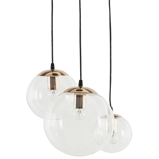 Pendellampa LADON Glas Transparent