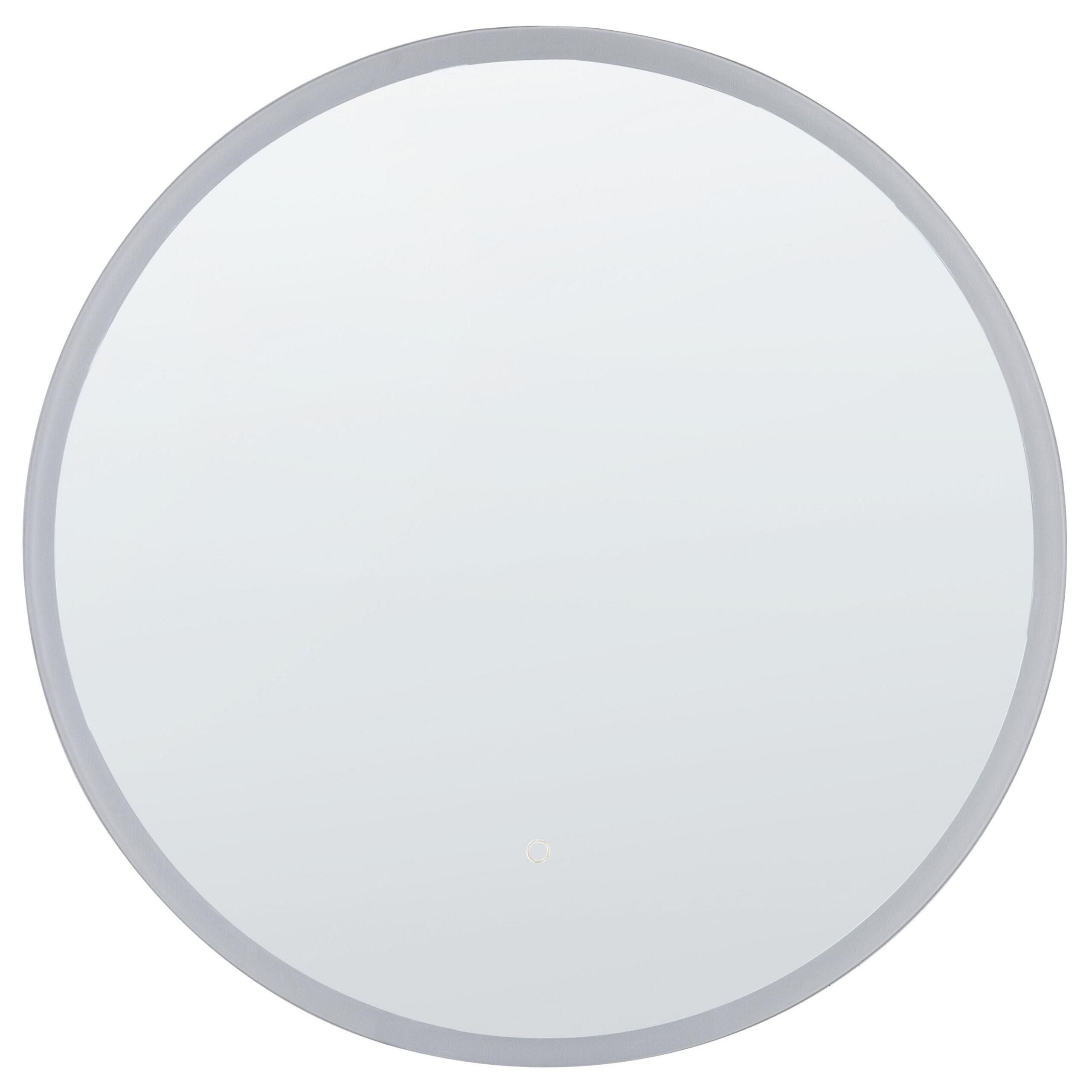 Badrumsspegel med LED DEAUVILLE 79 cm 79 cm Silver
