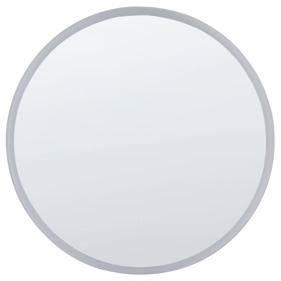 Badrumsspegel med LED DEAUVILLE 79 cm 79 cm Silver