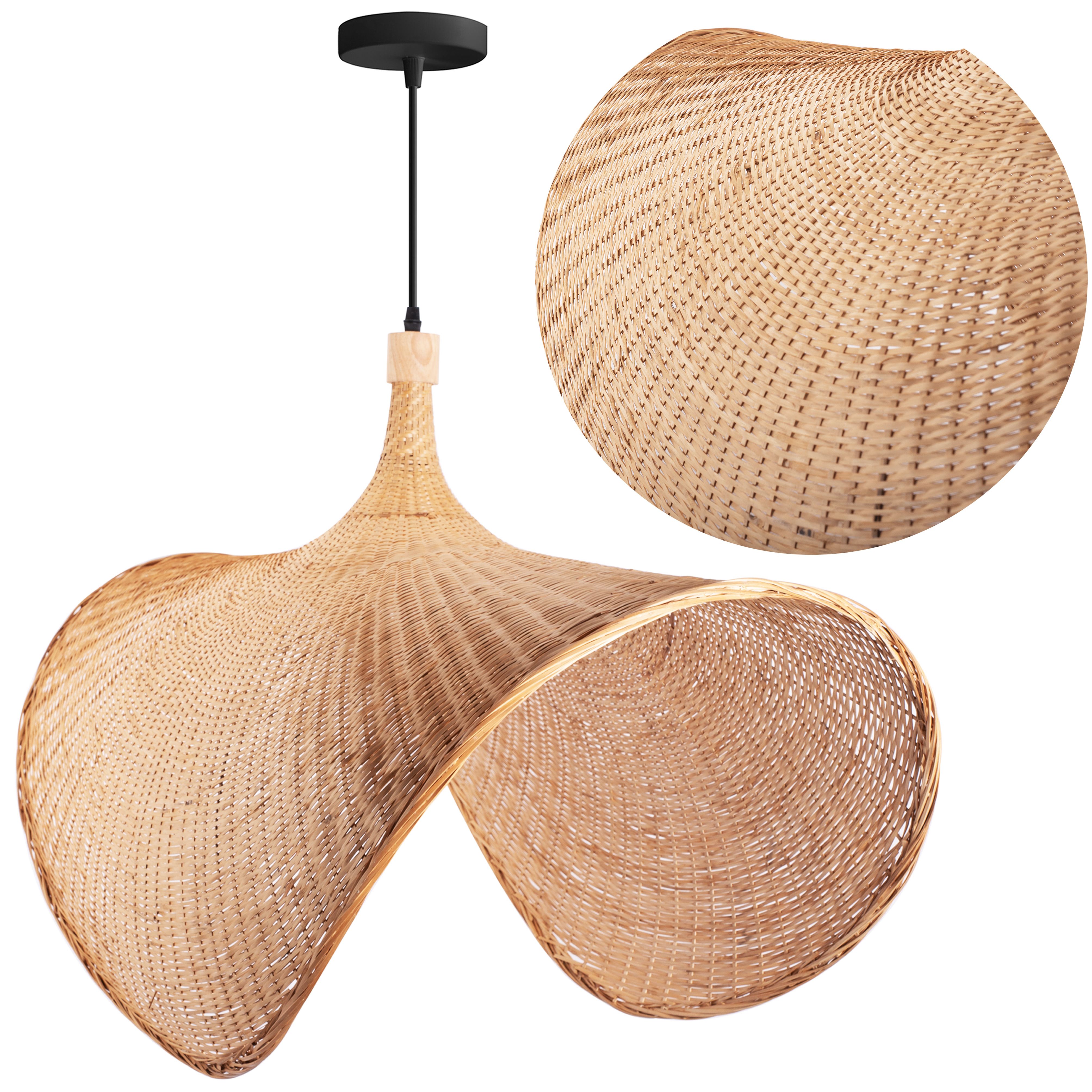 TOOLIGHT hängande taklampa APP1641-1CP 50CM Beige 30x50x30cm