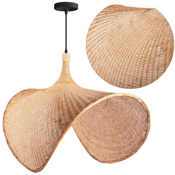 TOOLIGHT hängande taklampa APP1641-1CP 50CM Beige 30x50x30cm
