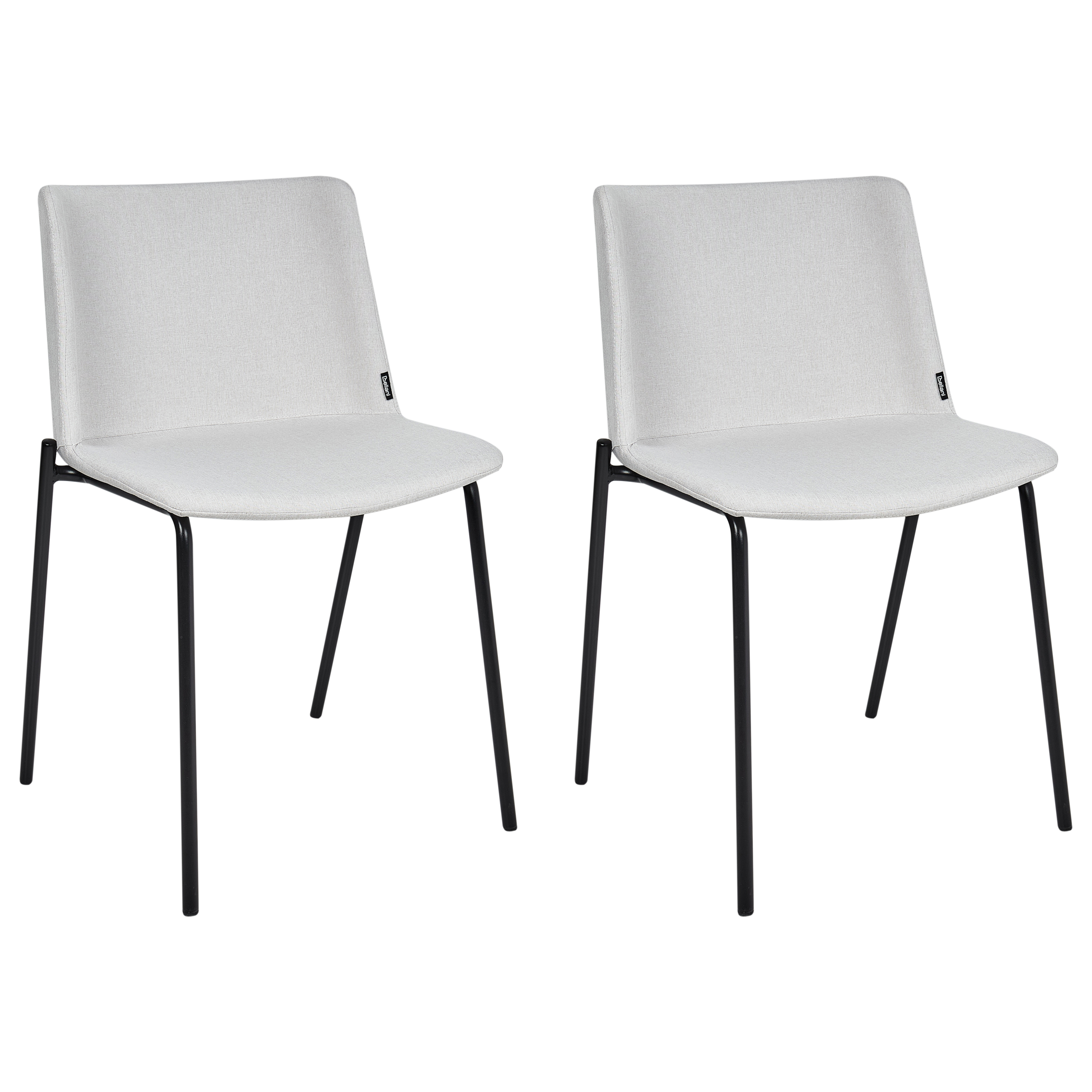 Set med 2 matstolar ESBON Ljusgrå