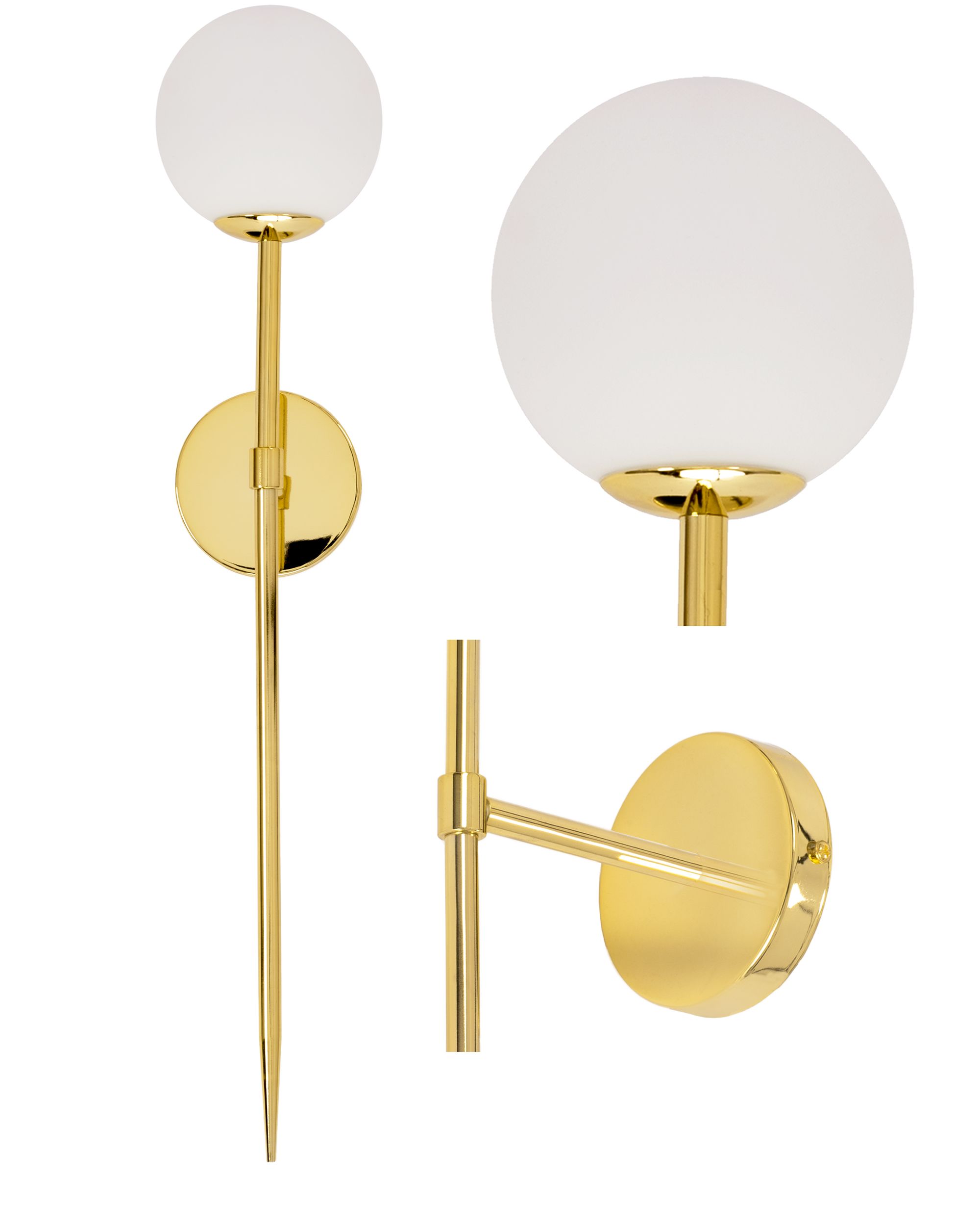 TOOLIGHT vägglampa APP582-1W 150CM Guld 90x10x88cm