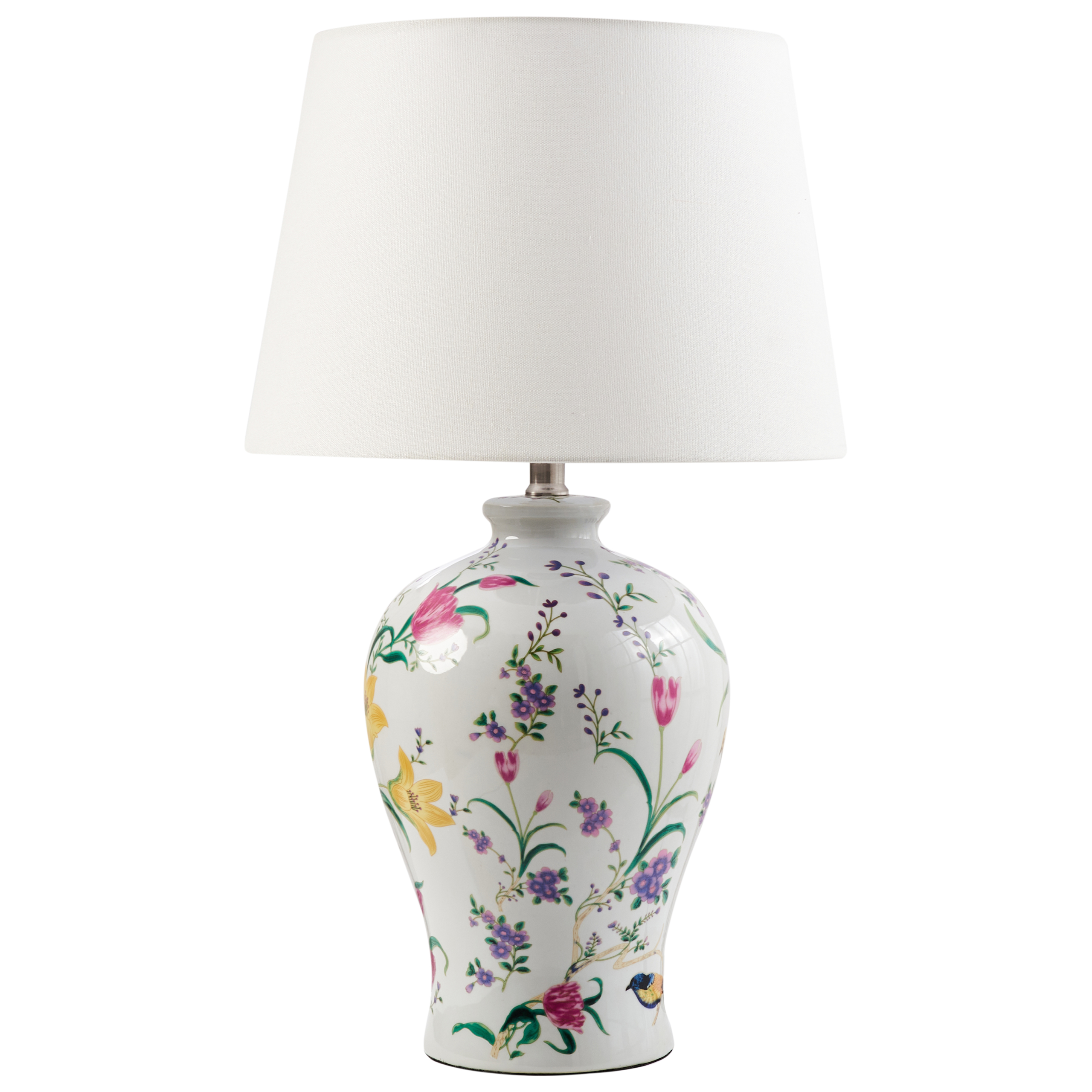 Bordslampa FEBROS Porslin Vit