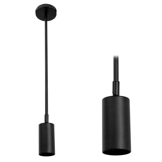 TOOLIGHT hängande taklampa APP609-1C Svart 25x15x50cm