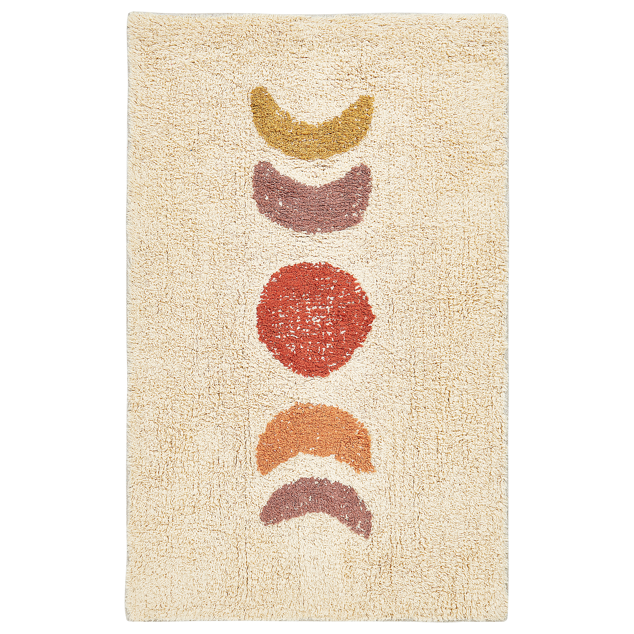 Badrumsmatta ESME Beige 50 x 80 cm Bomull