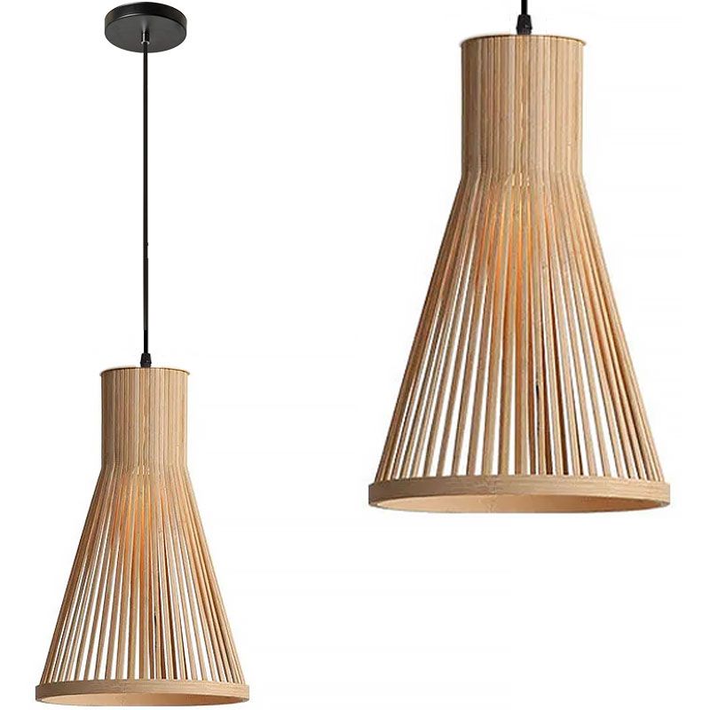 TOOLIGHT hängande taklampa APP1271-1CP BOHO Beige 40x25,5x40cm