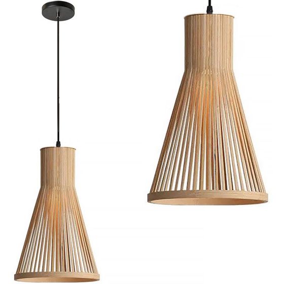 TOOLIGHT hängande taklampa APP1271-1CP BOHO Beige 40x25,5x40cm