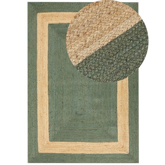Matta KARAKUYU Grön 160 x 230 cm Jute