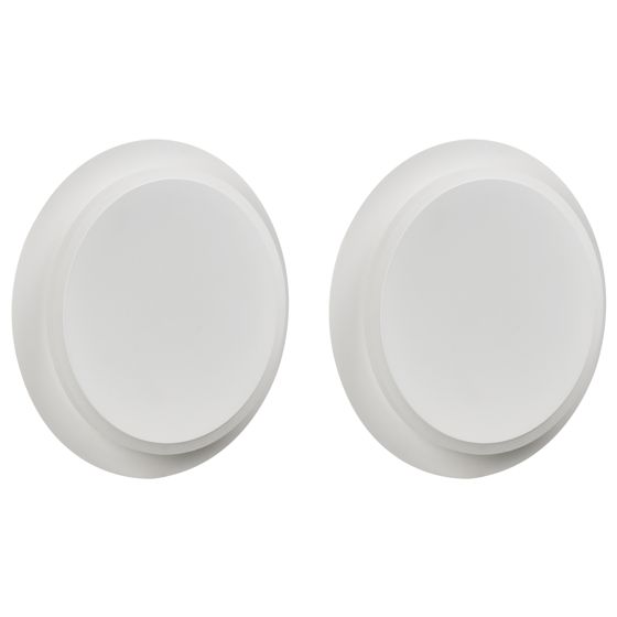Set med 2 vägglampor SEMNON LED Metall Vit