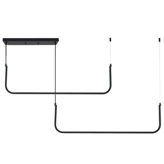 TOOLIGHT hängande taklampa APP980-CP LED Svart 40x90x11cm