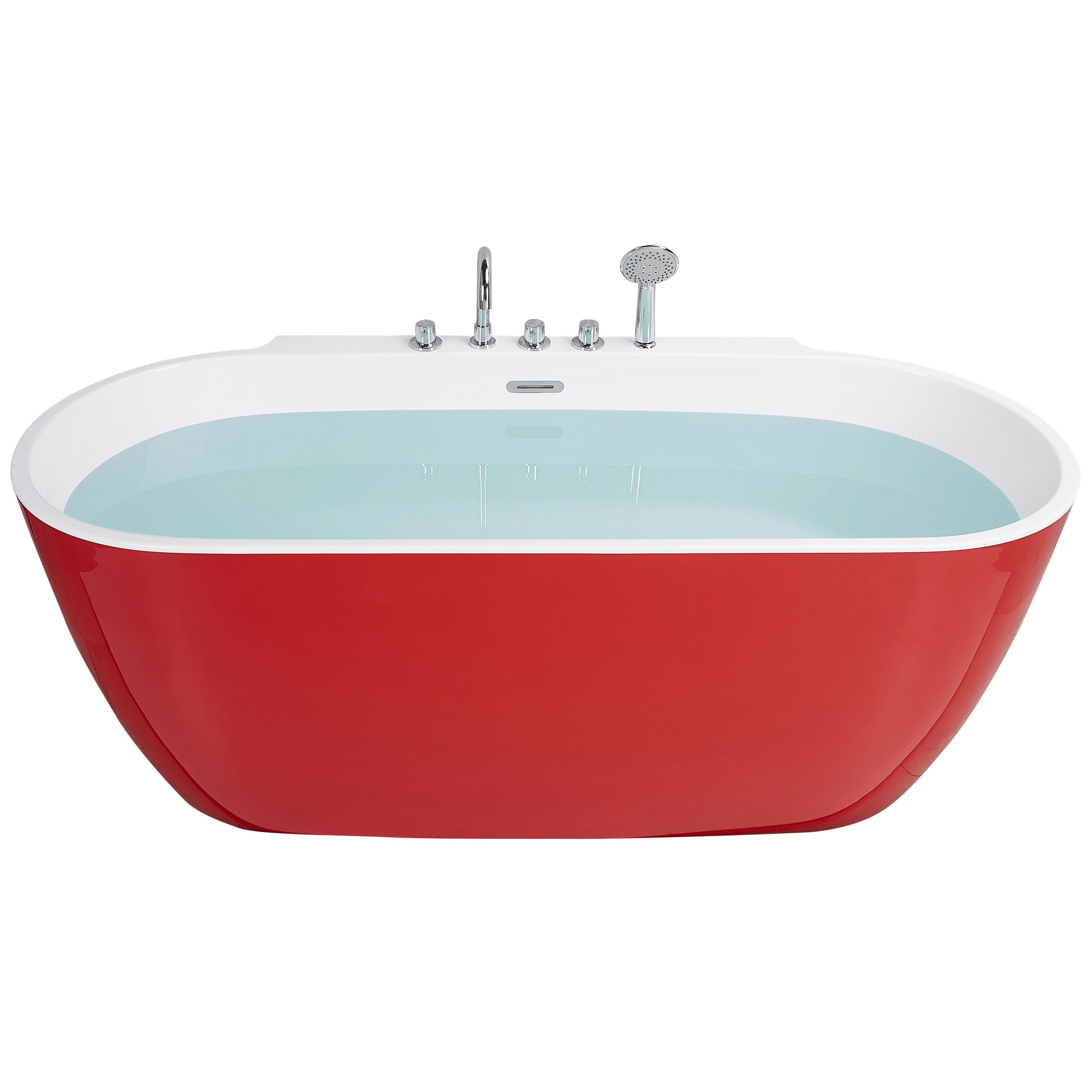 Fristående badkar ROTSO 1700 x 800 mm Röd