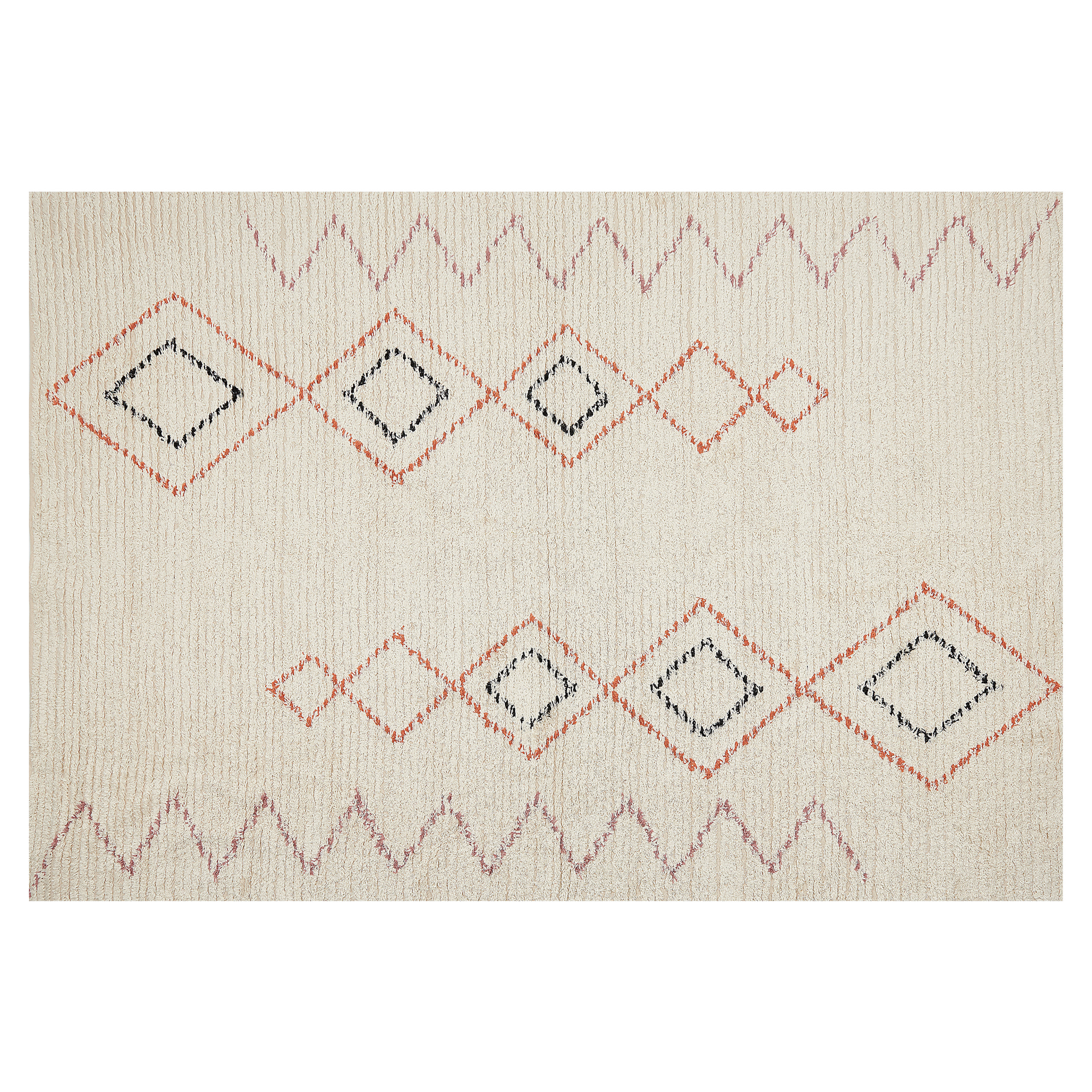 Matta GUWAHATI Beige 140 x 200 cm Bomull