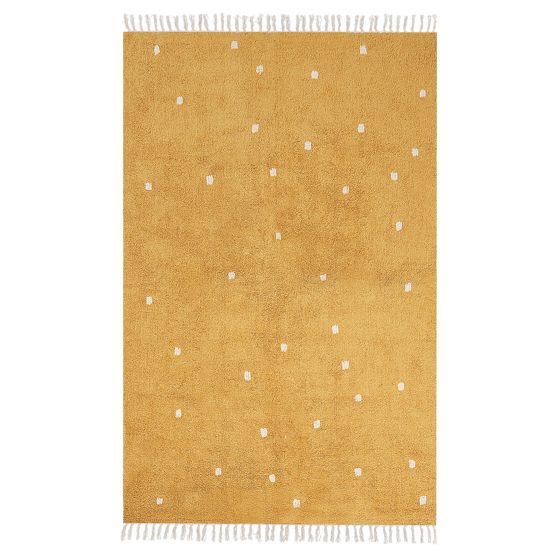 Matta ASTAF Senapsgul 140 x 200 cm Bomull