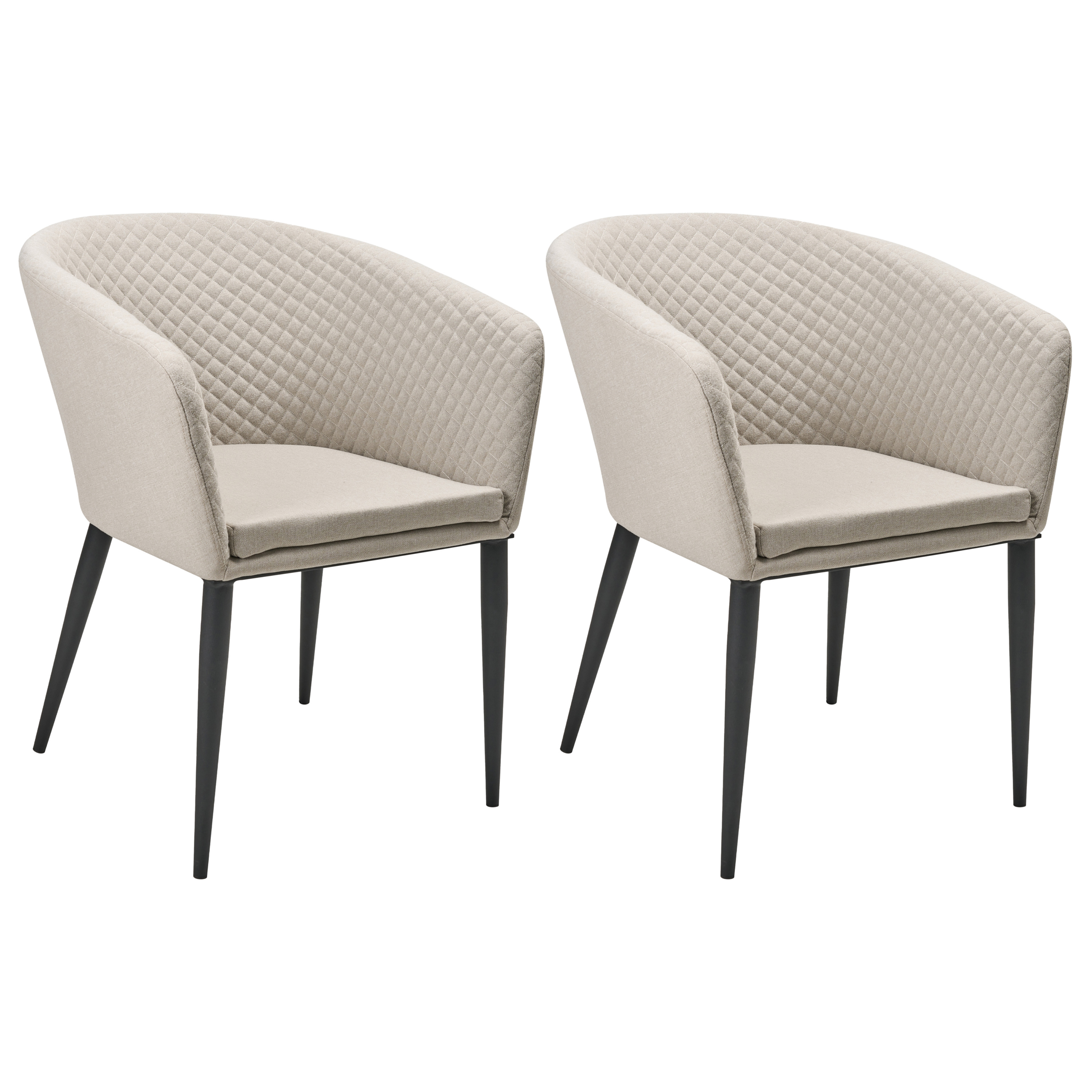 Set med 2 trädgårdsstolar CURGOS Beige