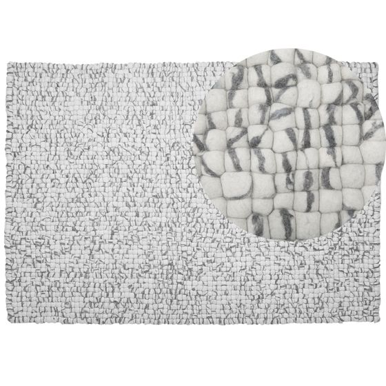 Matta AMDO Ljusgrå 160 x 230 cm