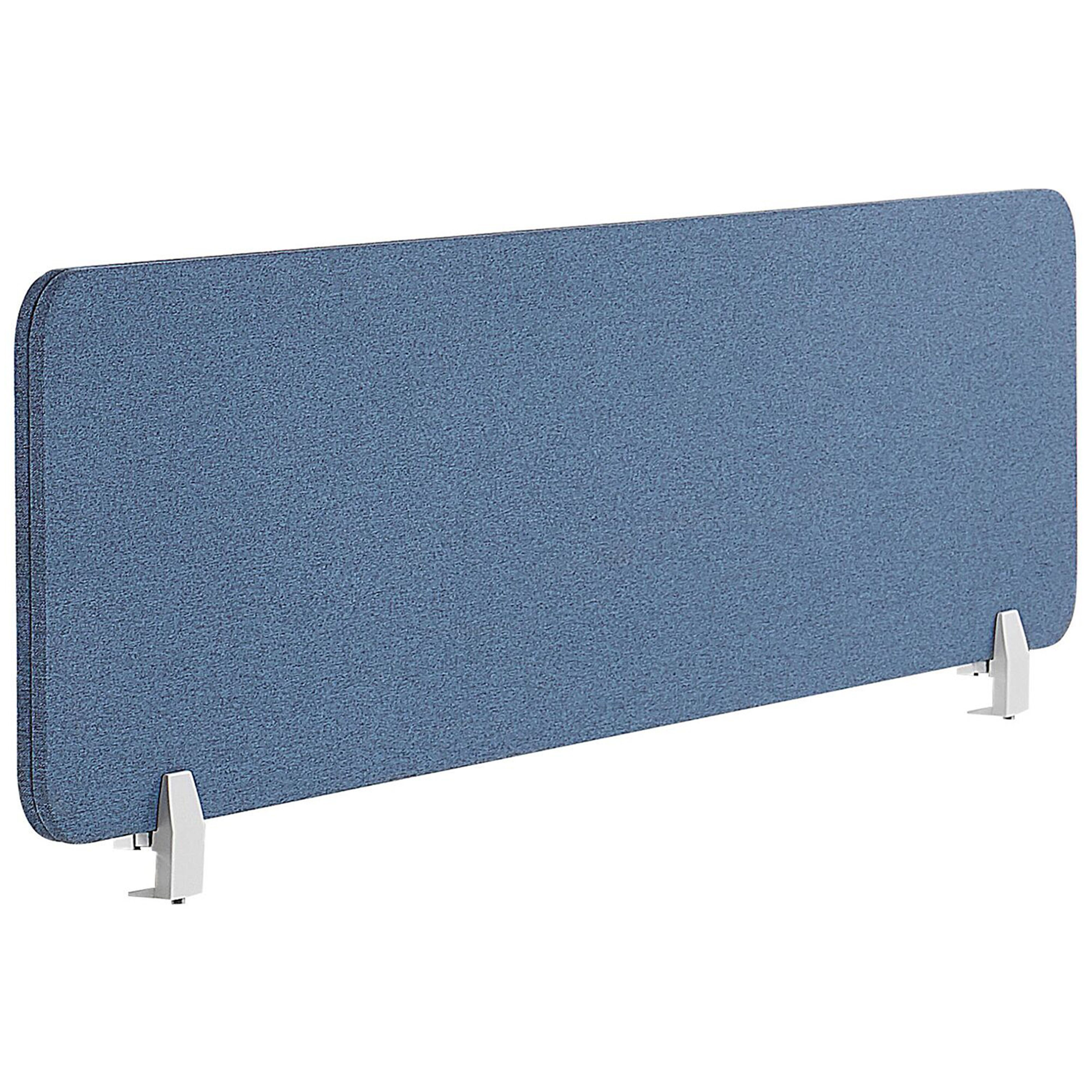 Skiljevägg för skrivbord WALLY 160 x 40 cm Blå