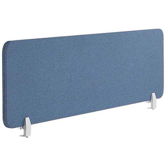 Skiljevägg för skrivbord WALLY 160 x 40 cm Blå