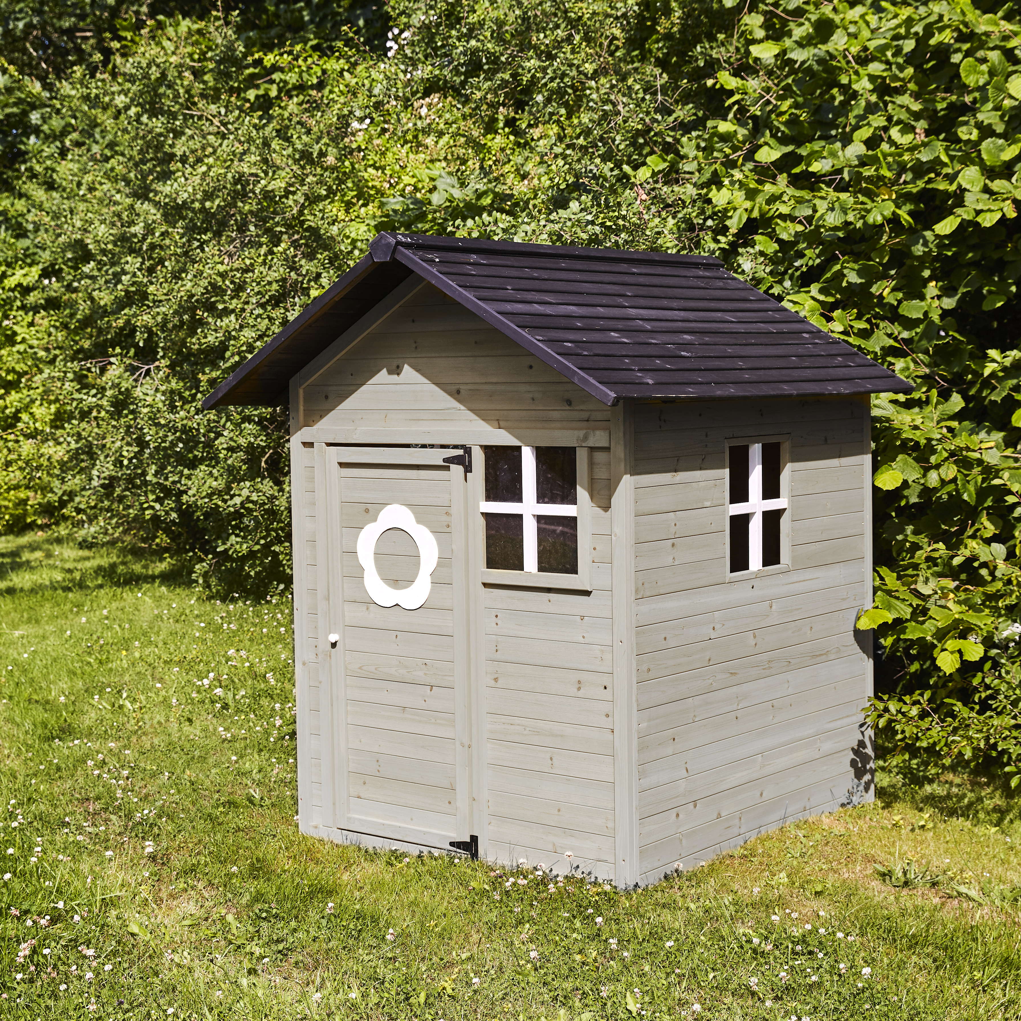 Lekstuga grå/svart 158 x 148 x 132 cm NORDIC PLAY