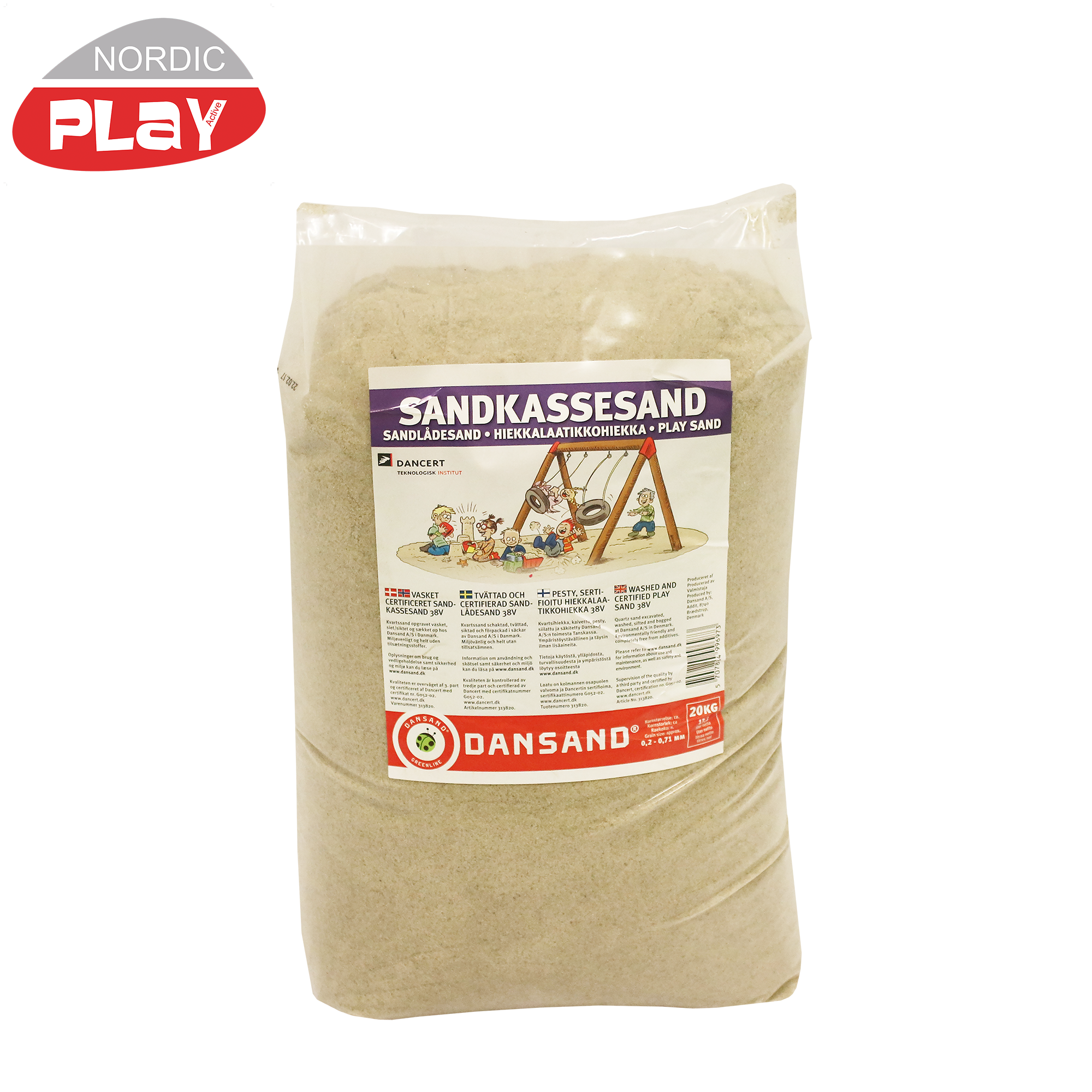 Sand till sandlåda 38V 240 kg NORDIC PLAY