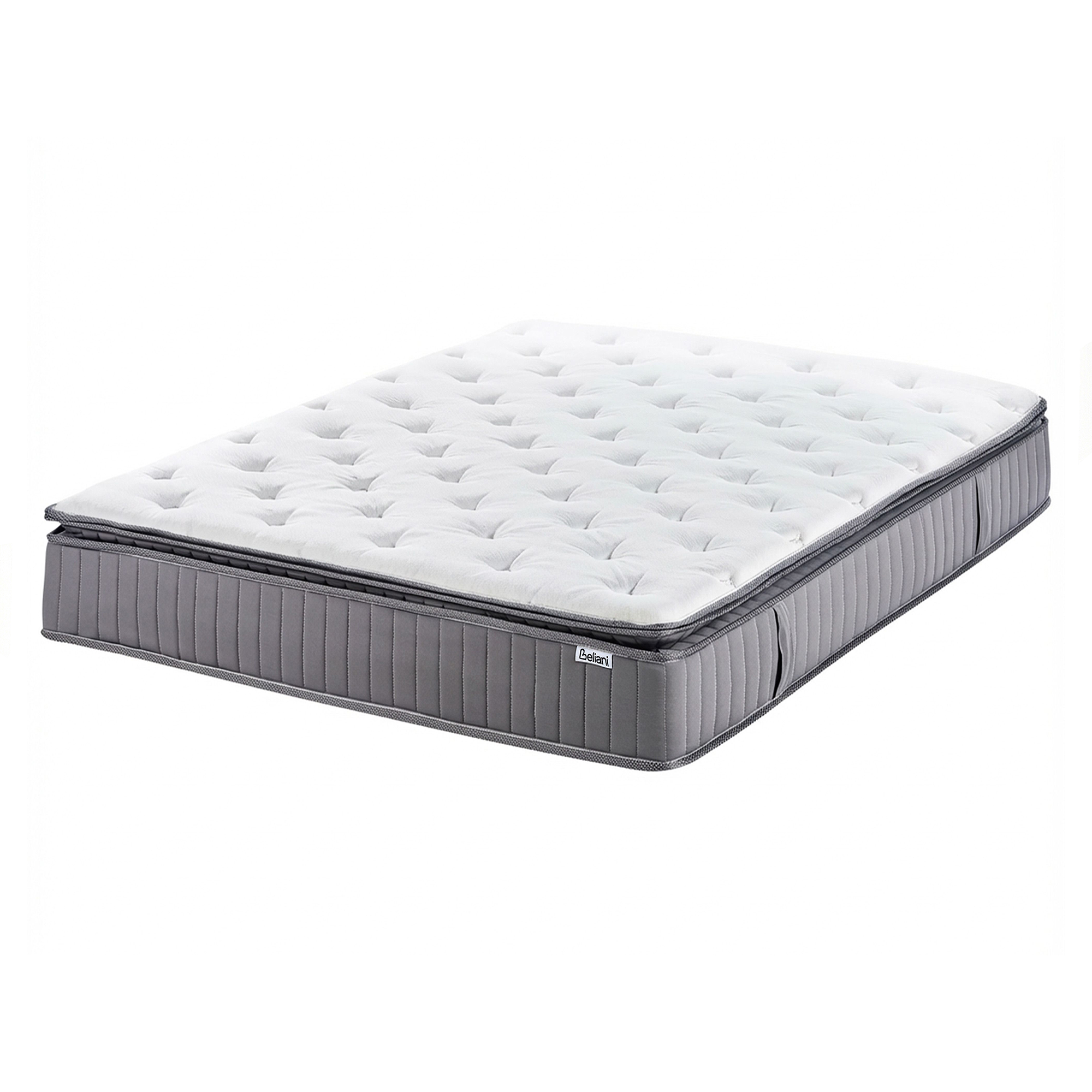 Gelmemoryskummadrass med pocketfjädrar COOL HYBRID 7 PRO Medelfast (H2/3) 120 x 200 cm