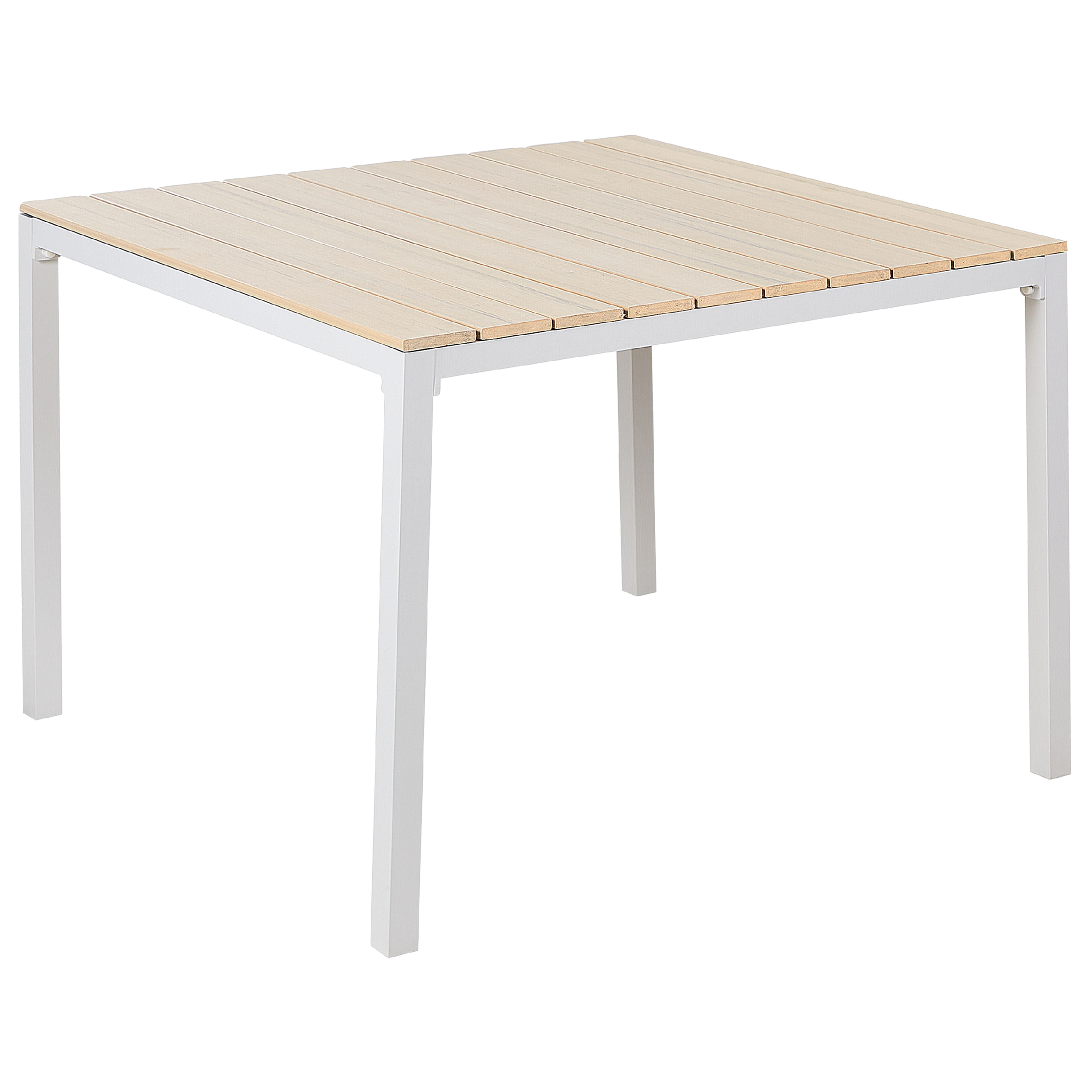 Trädgårdsmatbord PRATO 95 cm 95 cm Beige