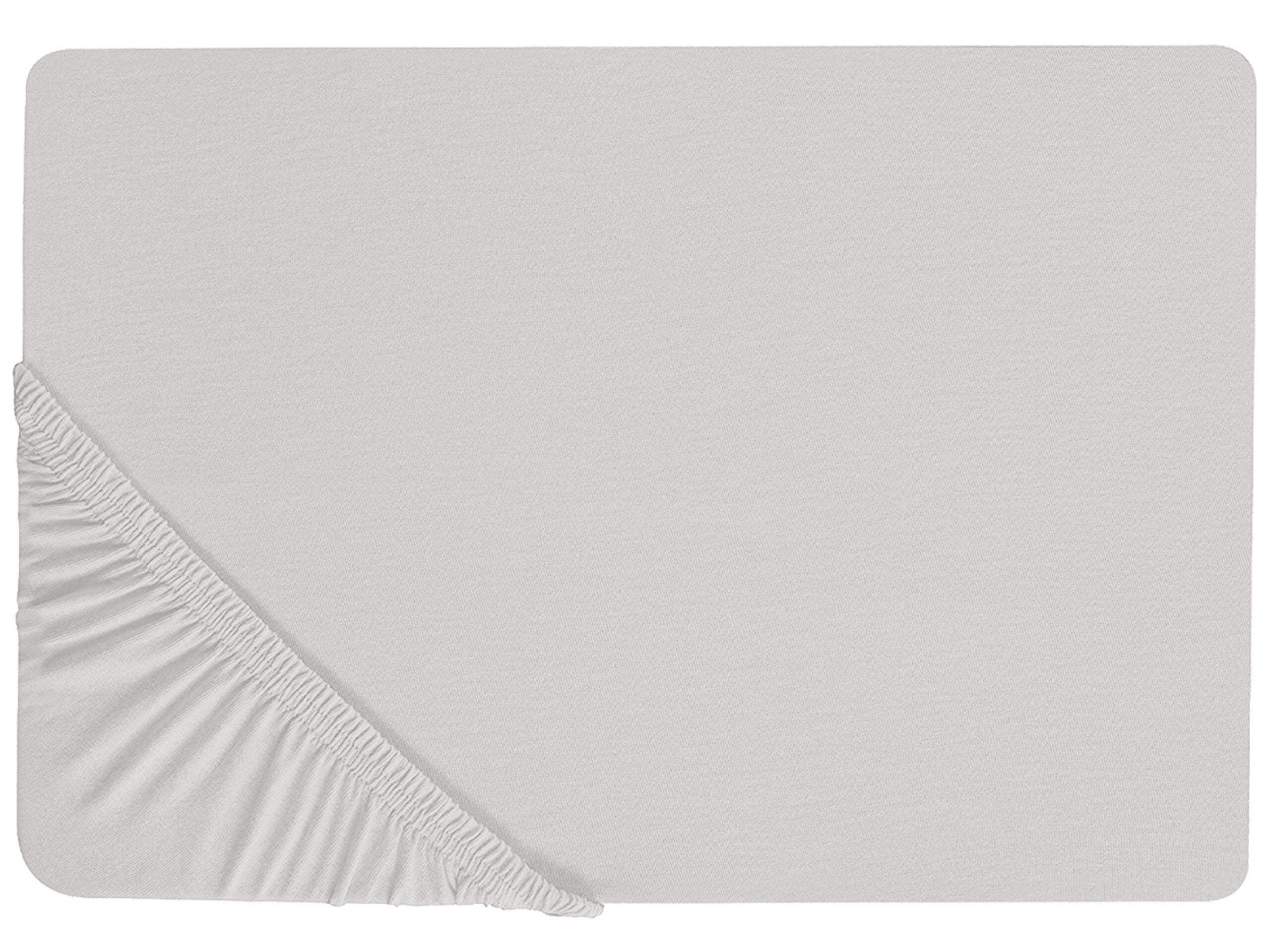Dra-på-lakan JANBU 140 x 200 cm Bomull Ljusgrå