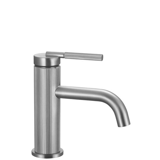 REA Tvättställsblandare Argon Låg Borstad Nickel, 11x5x16,5cm