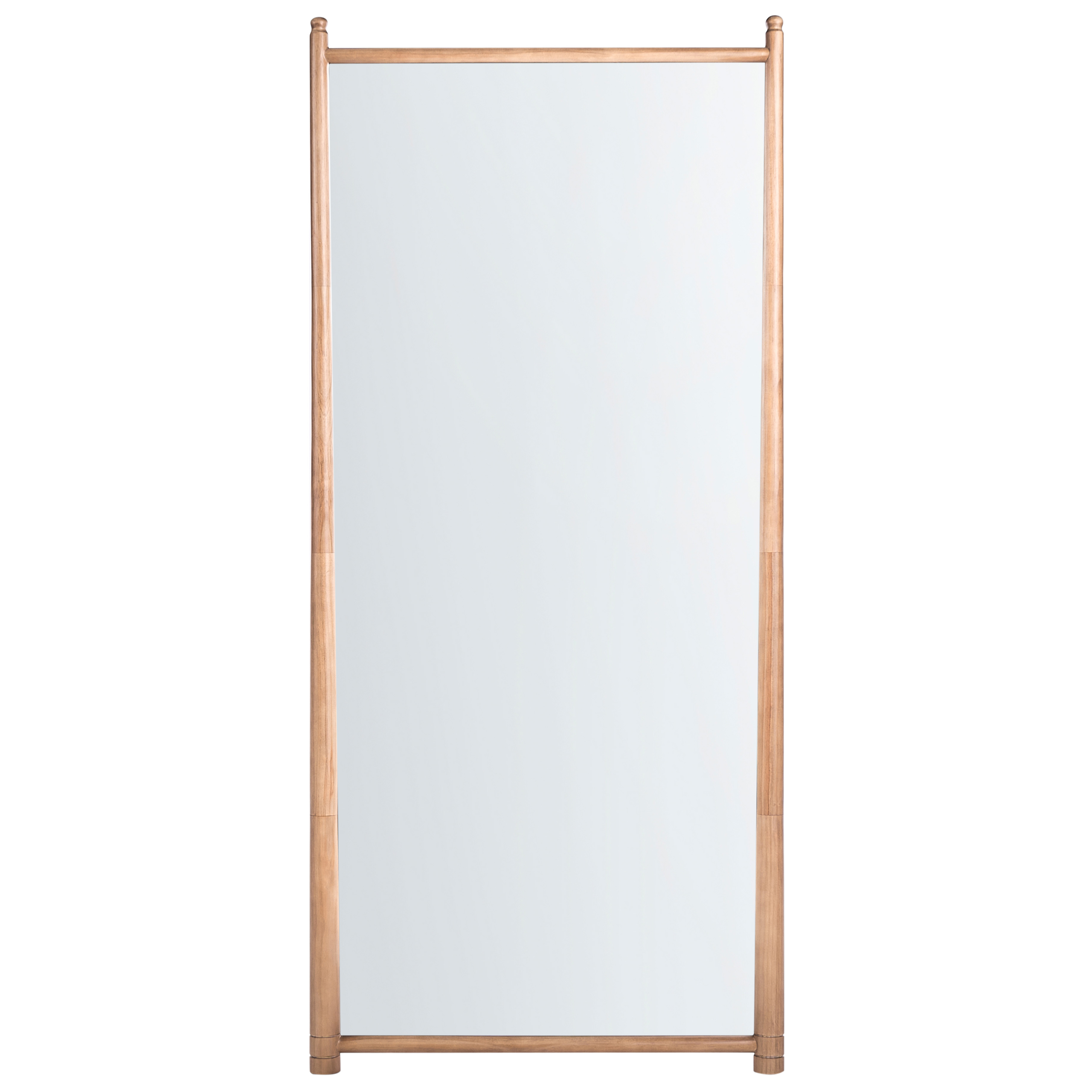Väggspegel CANET 90 cm 200 cm Kejsarträ Ljusbrun
