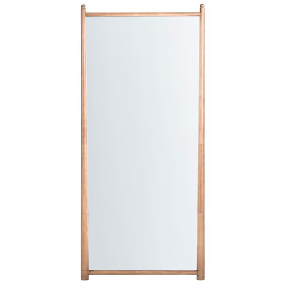 Väggspegel CANET 90 cm 200 cm Kejsarträ Ljusbrun