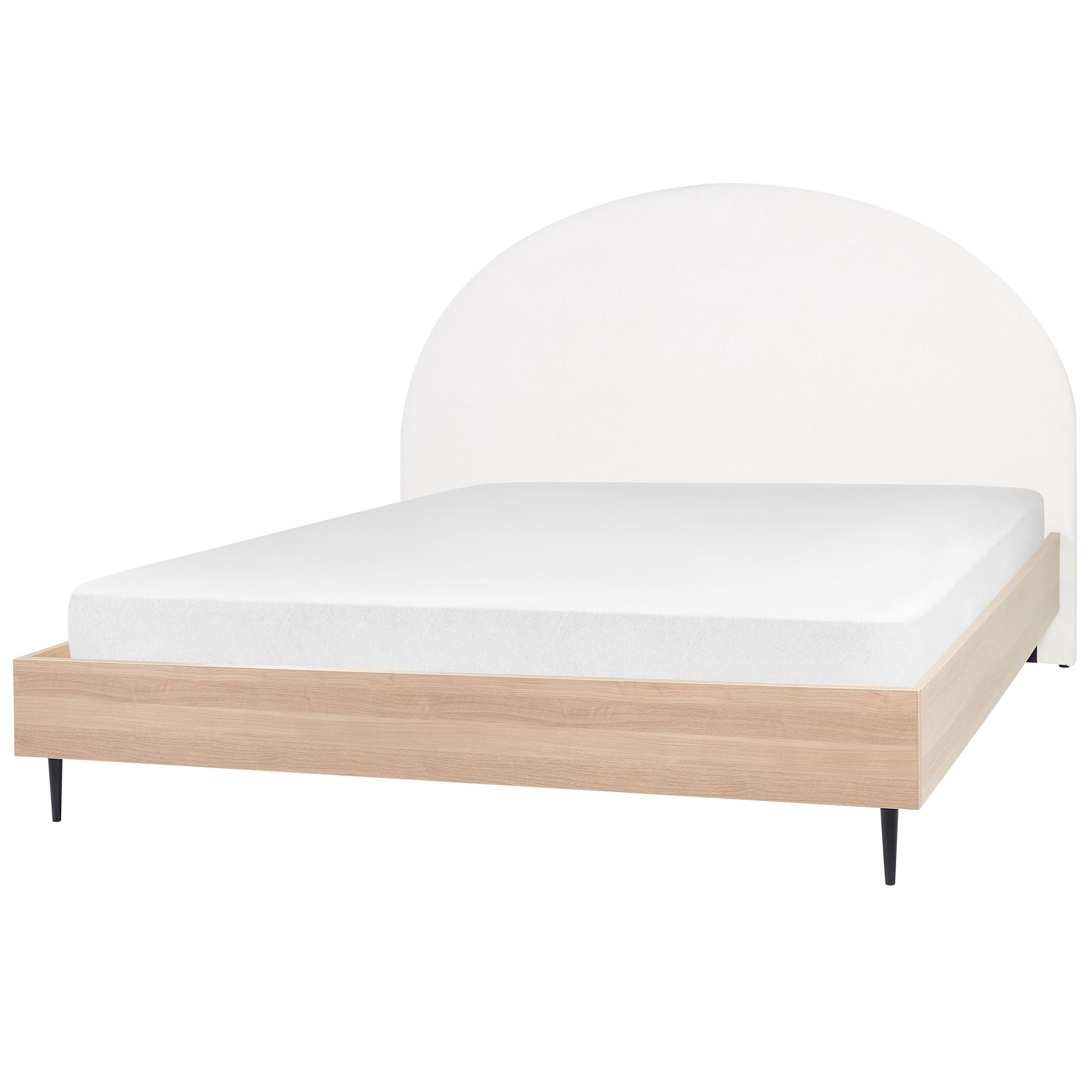 Säng med lamellram MILLAY 180 x 200 cm Off-White