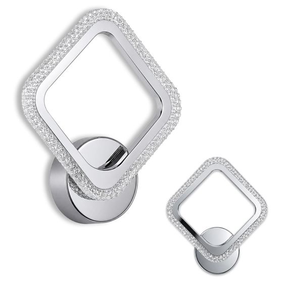 TOOLIGHT vägglampa LHJ125-W LED Krom 4,1x25,5x27,5cm