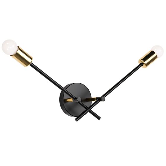 TOOLIGHT vägglampa APP1119-2W Svart 13x60,5x12cm