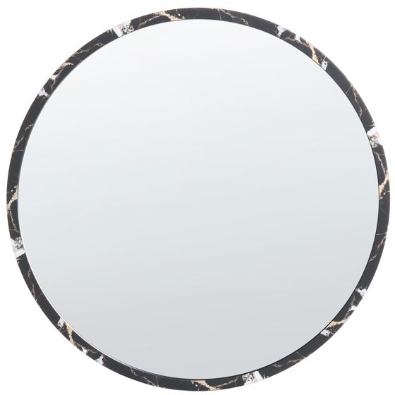 Väggspegel MARTEL 69 cm 69 cm Svart