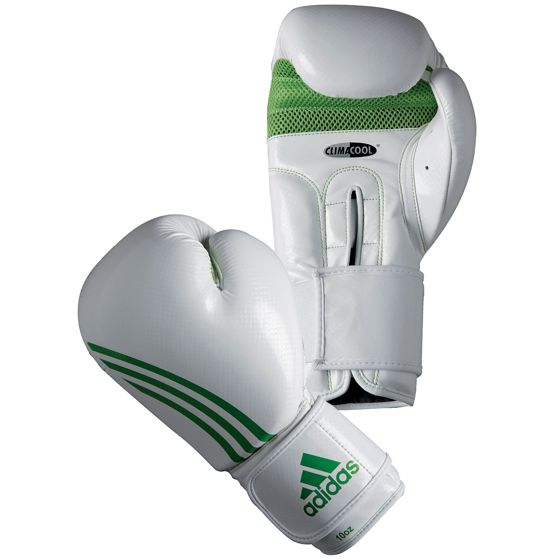 Adidas Box-Fit Boxningshandskar, vit/grön