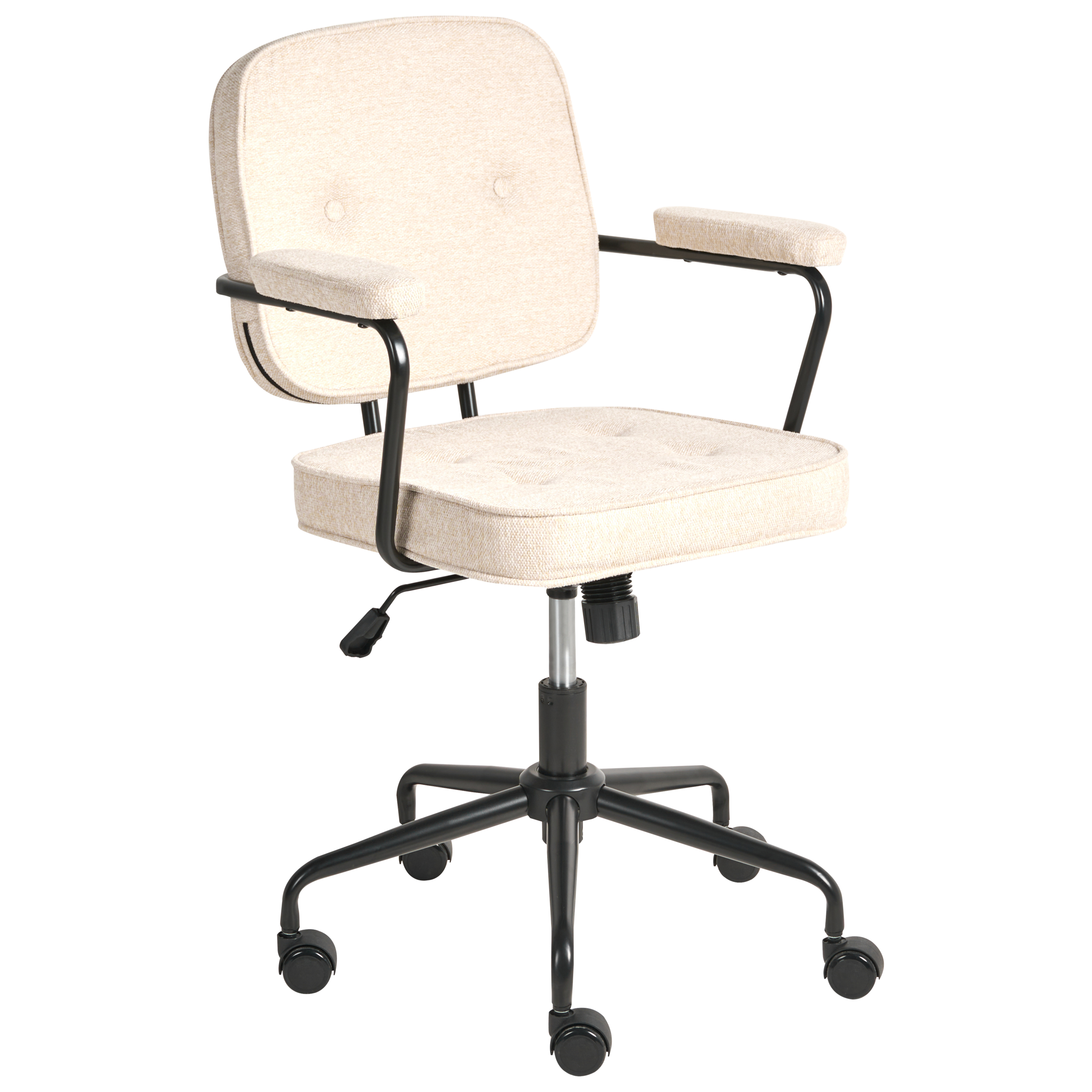 Skrivbordsstol PAWNEE Ljusbeige