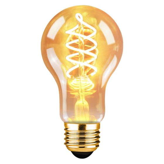 NETTLIFE 1 st E27 LED-lampa i paket vintage: glödtråd varmvit A60 2200K Edison retro 4W dekorativ antik energibesparande belysning