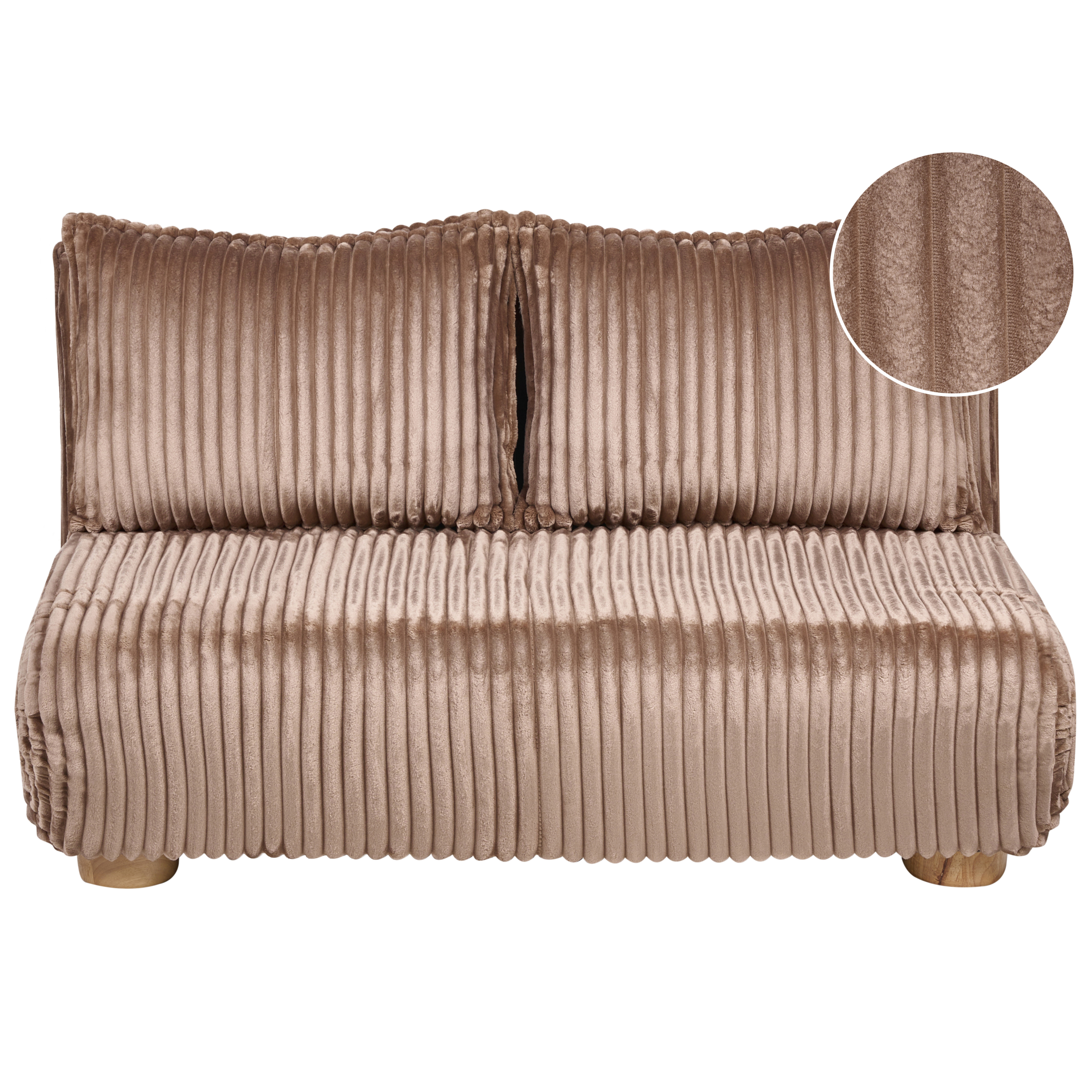 Bäddsoffa 2-sits ABISKO Manchester Ljusbrun