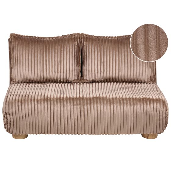 Bäddsoffa 2-sits ABISKO Manchester Ljusbrun