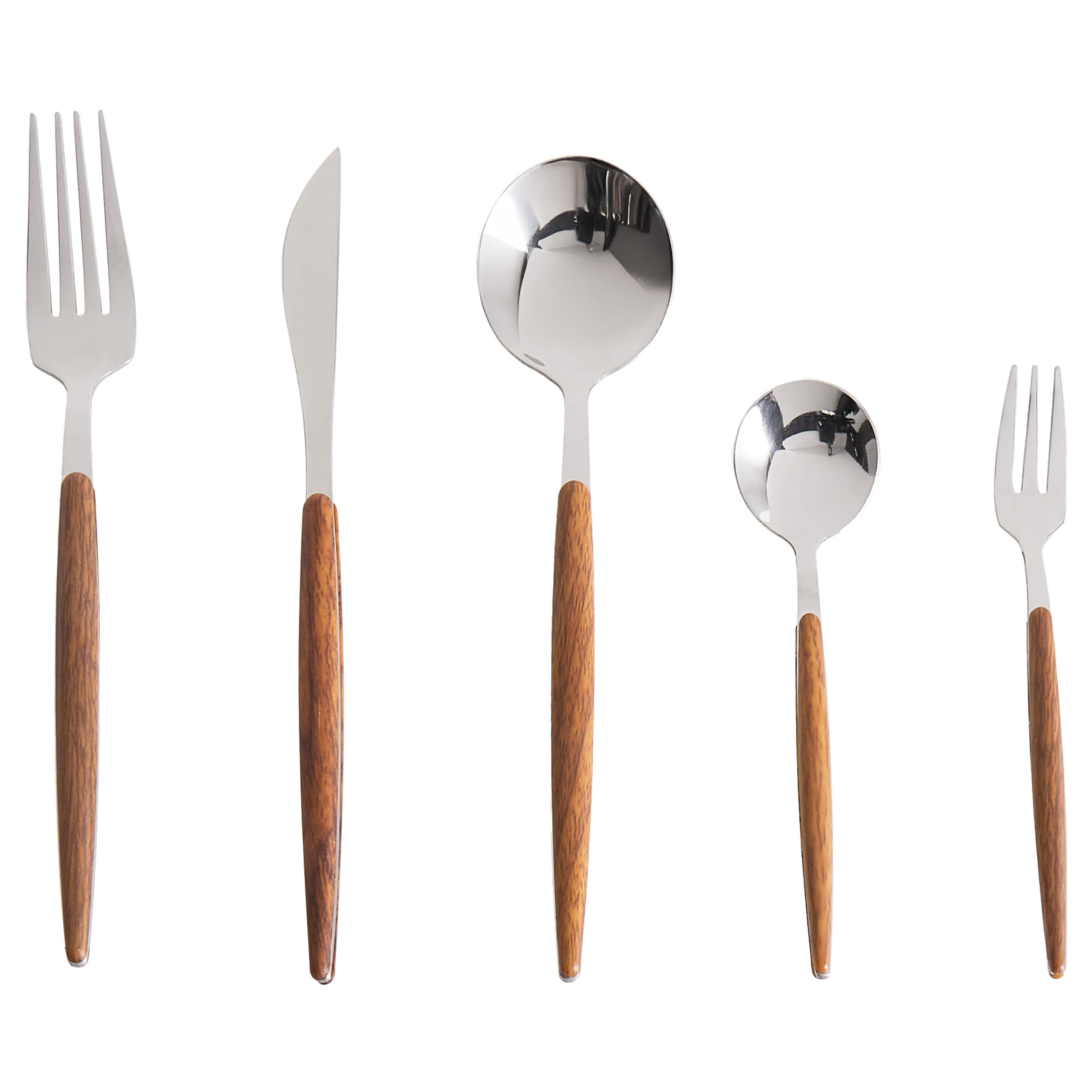 Bestickset 30-pack GEMELLI Silver