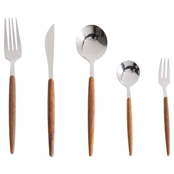 Bestickset 30-pack GEMELLI Silver